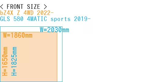 #bZ4X Z 4WD 2022- + GLS 580 4MATIC sports 2019-